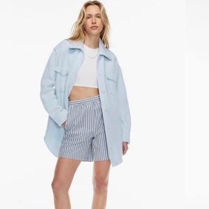 Aritzia Long Wool Shacket